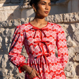Zoey Dress - Retro Loveheart