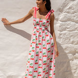 Immy Dress - Scalloped Cherry