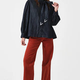 Poet Blouse - Pacific Blue