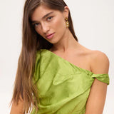 Theseo Green Dress - Lime Green