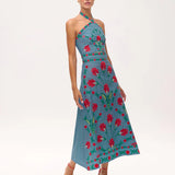 Ulises Top + Skirt Set - Blue