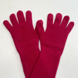 Cashmere Gloves - Cherry