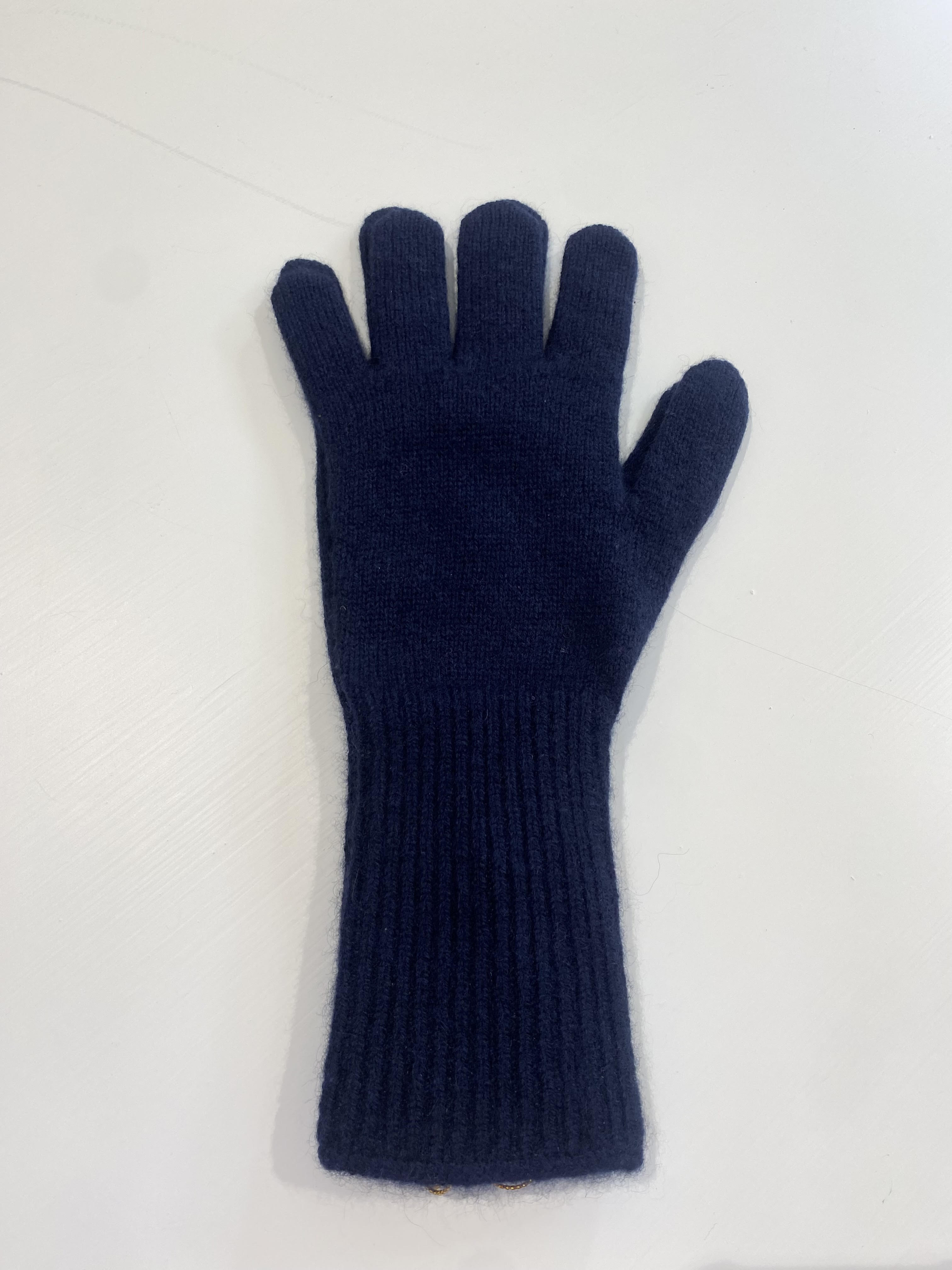 Cashmere Gloves - Navy