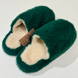 Mule Slipper - Dark Green