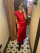 Load image into Gallery viewer, Alexandre Laurent Satin Midi Skirt - C207
