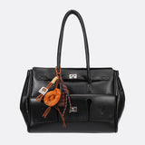 Bag Charm Set - Brown