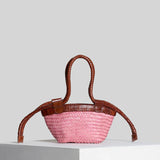 Gaugain Frame Bag - Pink/Cognac