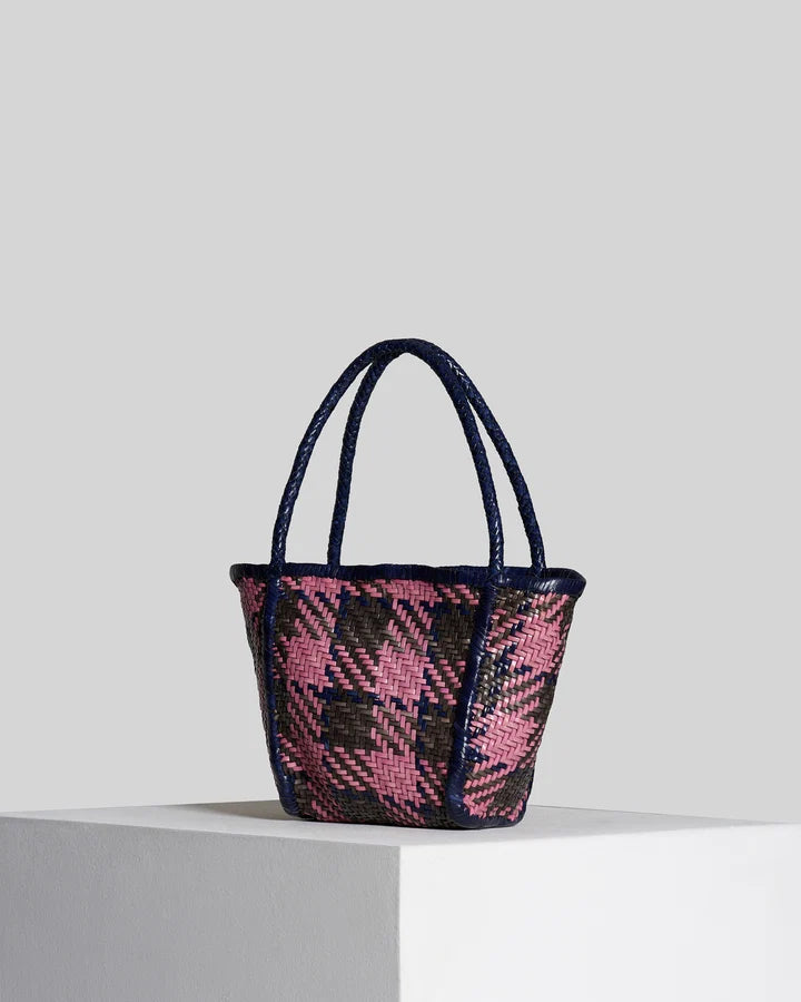 Ruby Madras Bag - Pink/Fog/Night