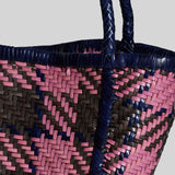 Ruby Madras Bag - Pink/Fog/Night