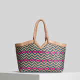 Crudelia Flowers Bag - Pink/Turquoise