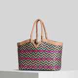 Crudelia Flowers Bag - Pink/Turquoise