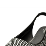 Maxine Slingback Heel - Black/Crystal