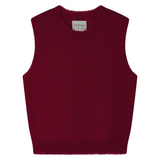 Distressed Tank - Burgundy