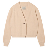 Rib Cardigan - Macaroon