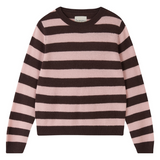 Stripe Crew Jumper - Pluto/Skin