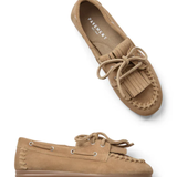 Magda Suede Loafer - Taupe