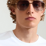 Ana Sunglasses - Grey/Gold