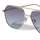 Ana Sunglasses - Grey/Gold