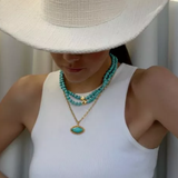 Tokyo Choker - Turquoise