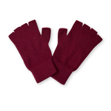 Fingerless Gloves - Burgundy