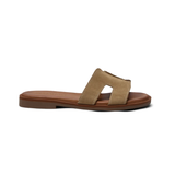 Pam Suede Sandals - Mushroom