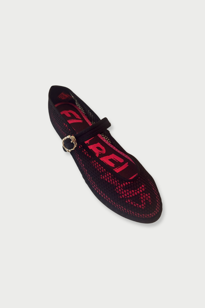 Isabella Mary Jane Shoes - Black