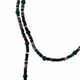 Long Beaded Necklace - Malachite