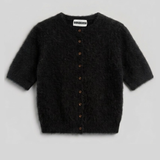 Brushed Chamonix Tee Cardigan - Black