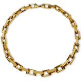 The Juliet Square Link Necklace - Gold