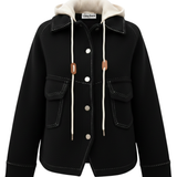 Fallon Hood Jacket - Black