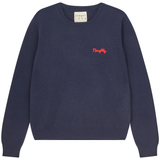 Naughty Crew Jumper - Navy