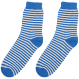 Stripe Socks - Sky/Cream