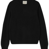 Lightweight Crew Jumper - Black