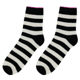 Stripe Socks - Black/Marble