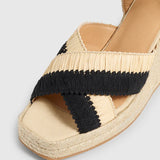 Tatiana Espadrilles - Natural/Black