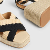 Tatiana Espadrilles - Natural/Black