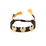 Love x3 Bracelet - Black Gold