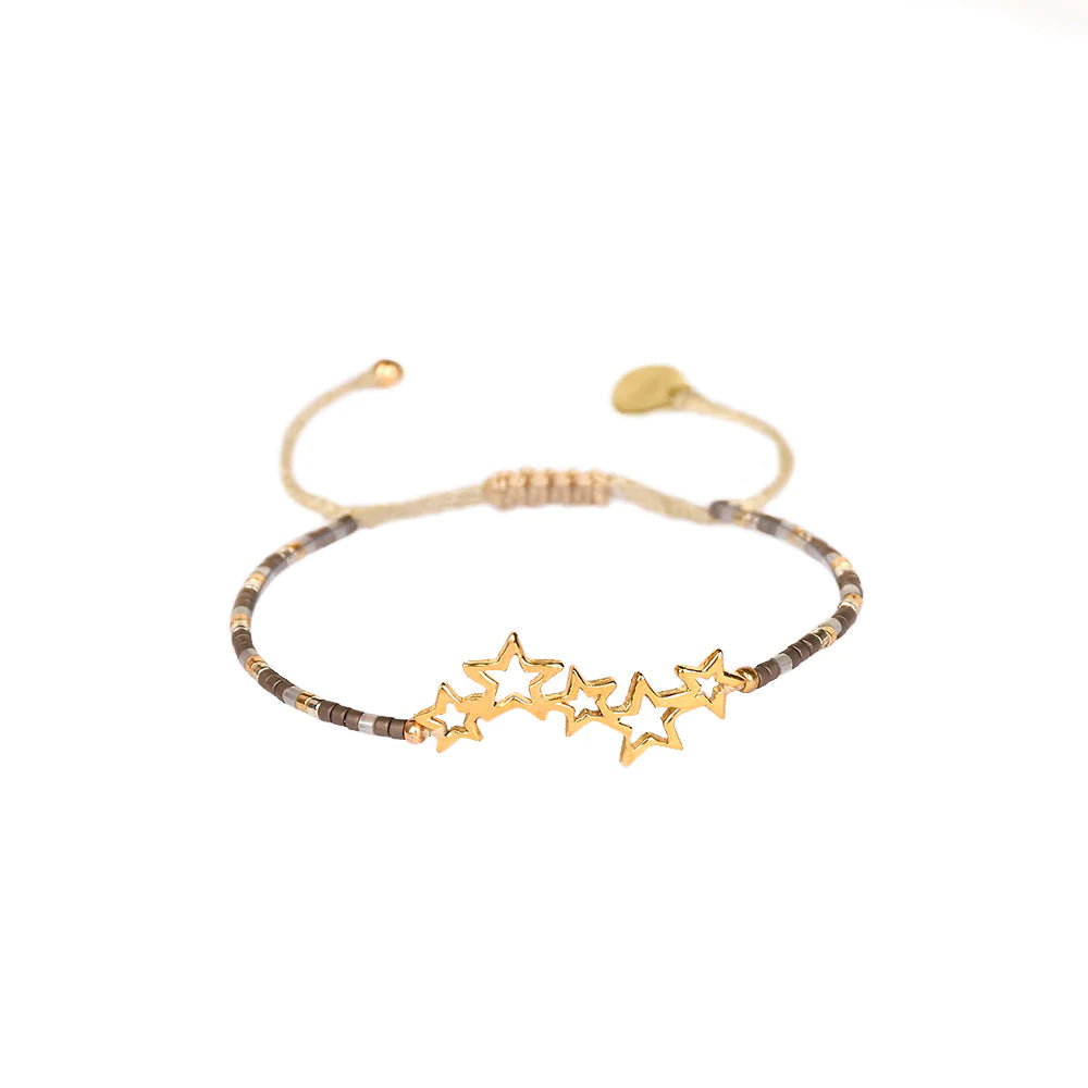 Mishky Constellation Bracelet - Grey/Gold