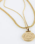 Pilgrim Nomad 2 in 1 Coin Necklace - Gold