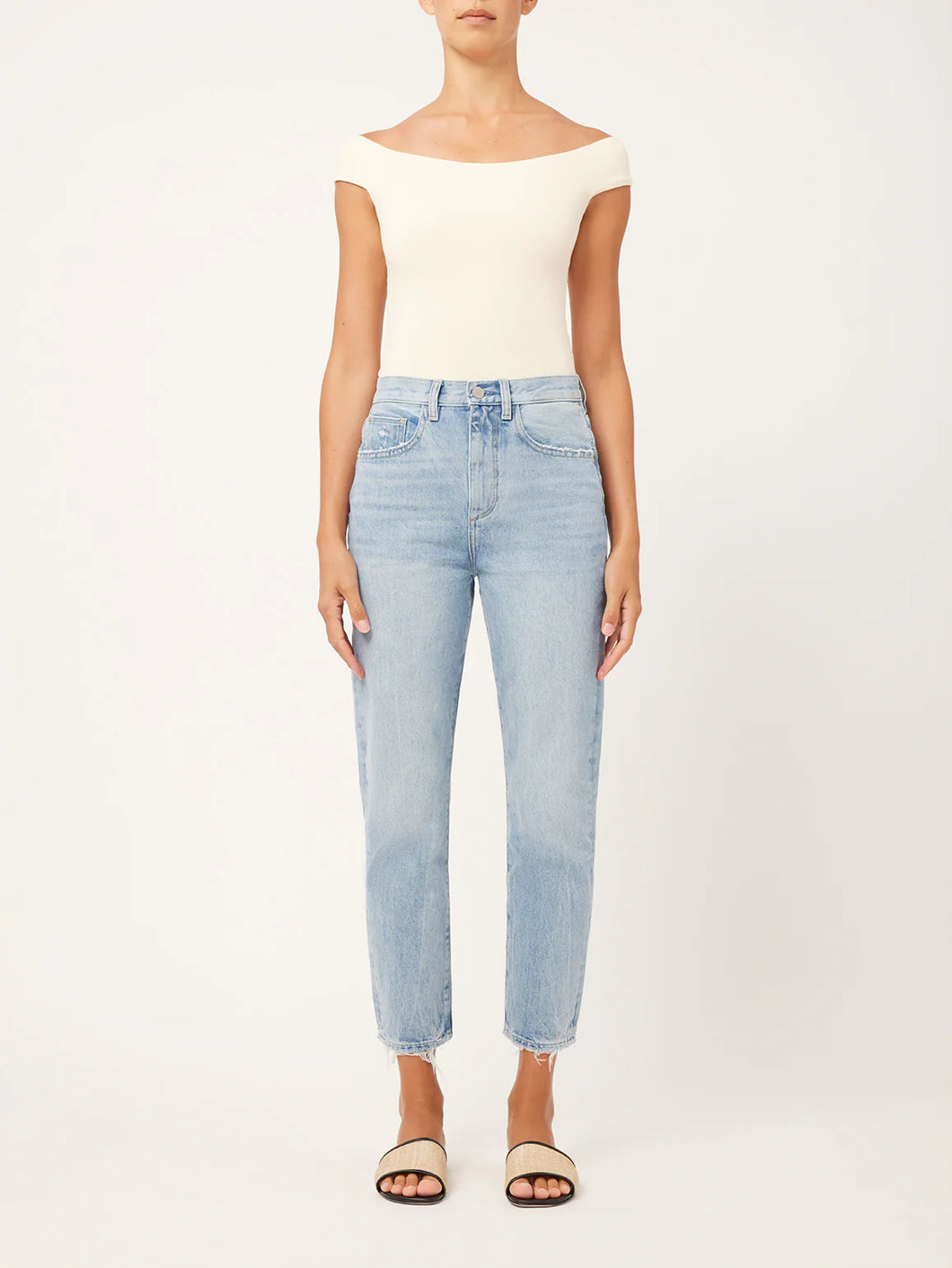DL1961 Lela Slim Ultra H/R Vintage - Lt Seaglass