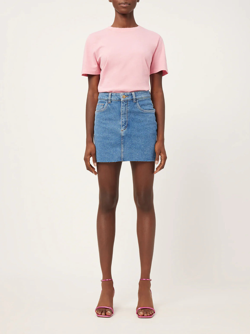 DL1961 Essential Tee - Flamingo