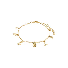 Load image into Gallery viewer, Pilgrim Peace Organic Charm Bracelet - Gold
