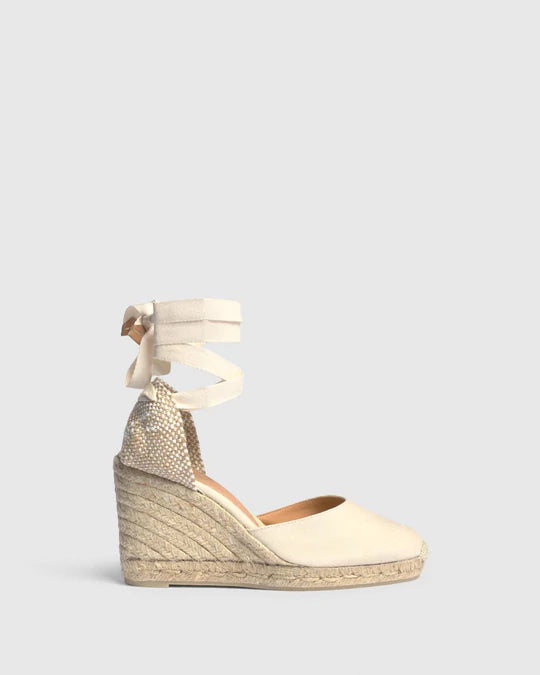 Castaner Carina Espadrilles - 9cm - Ivory