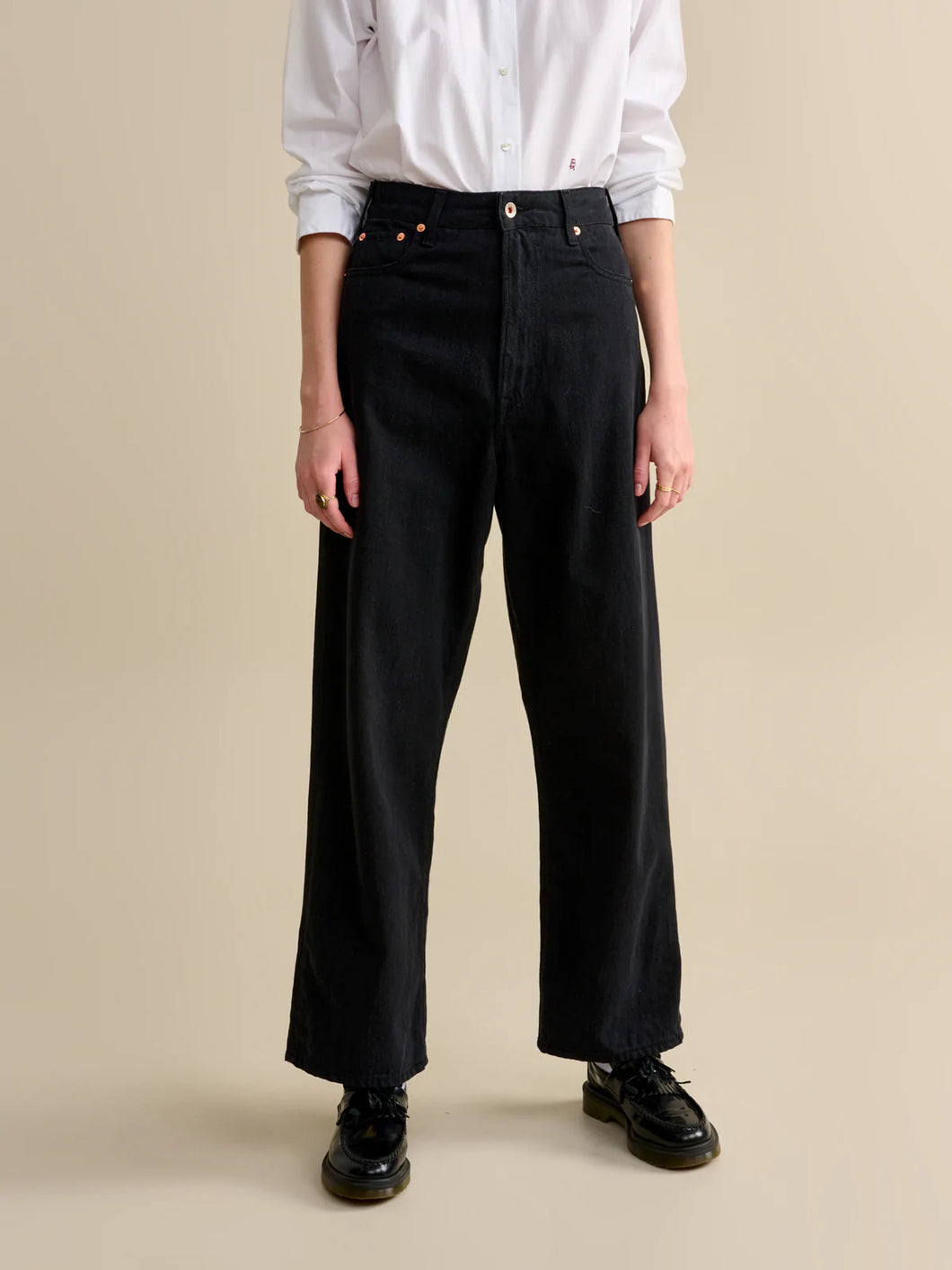 Bellerose Poker Jeans - Off Black