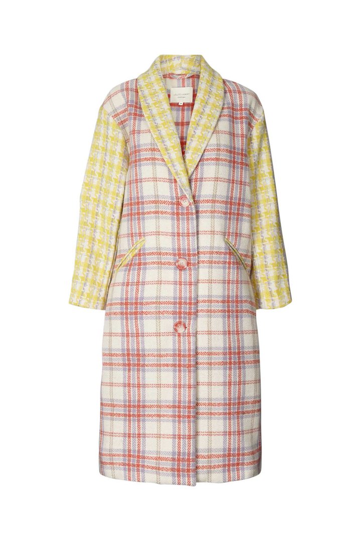 Lollys Laundry Billie Coat - Multi Check