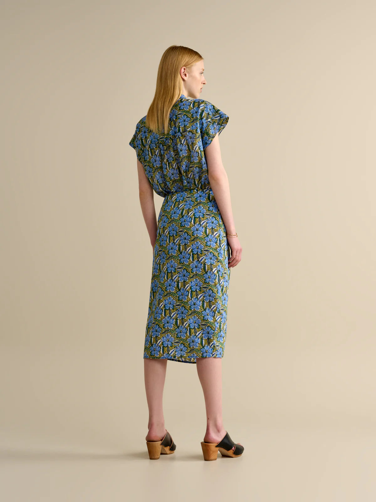 Bellerose Solvay Skirt - Green/Blue