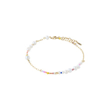 Load image into Gallery viewer, Pilgrim Ilsa Freshwater Pearl Ankle Chain - Gold
