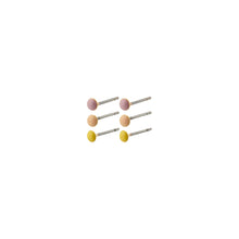Load image into Gallery viewer, Pilgrim Feodora Micro Earrings - Lilac/Nude/Yellow

