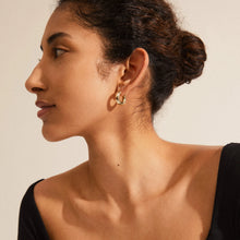 Load image into Gallery viewer, Pilgrim Aica Chunky Hoop Earrings - Gold
