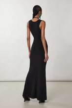Load image into Gallery viewer, Patrizia Pepe Long Cut-out Dress - Black
